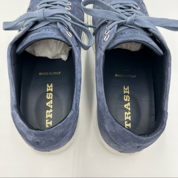 Trask Men’s Blue Rigby Suede Sneakers Size 8 - Picture 7 of 12